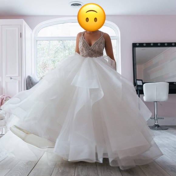 Custom Hailey Paige Bridal Gown - Picture 3 of 5